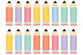 Cool for School Pencils Accents