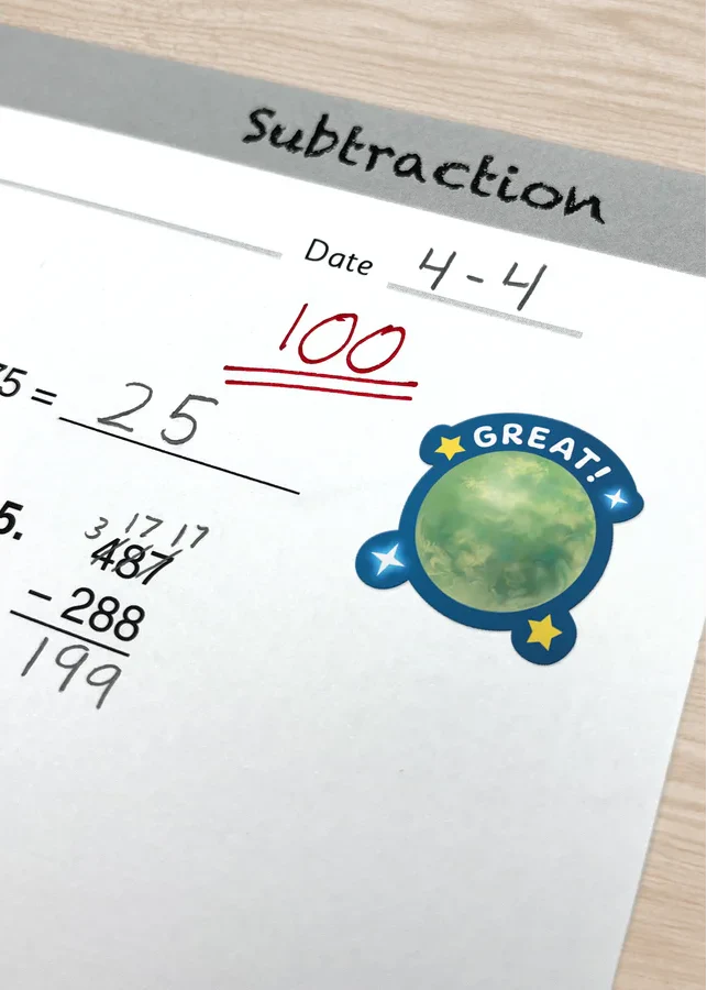 Positive Planets Stickers