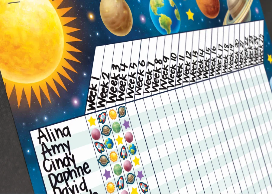 Outer Space Crew Mini Stickers