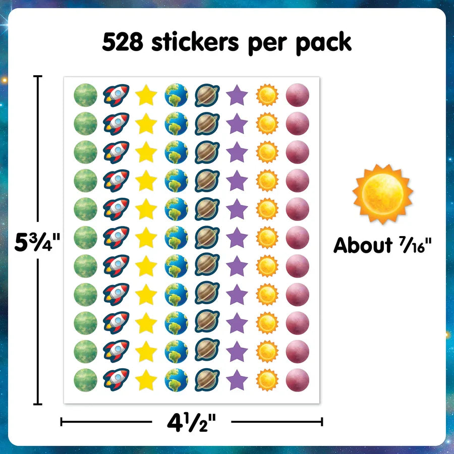 Outer Space Crew Mini Stickers
