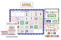 Color Crush Calendar Bulletin Board