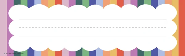 Color Crush Flat Name Plates