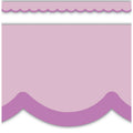 Color Crush Purple Scallops Die-Cut Border Trim