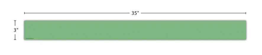Green Crush Straight Border Trim