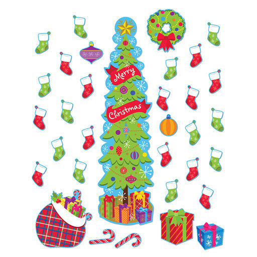 CHRISTMAS ALL-IN-ONE DOOR DECOR KIT