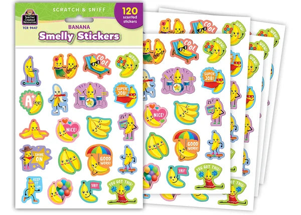 BANANA SMELLY STICKERS
