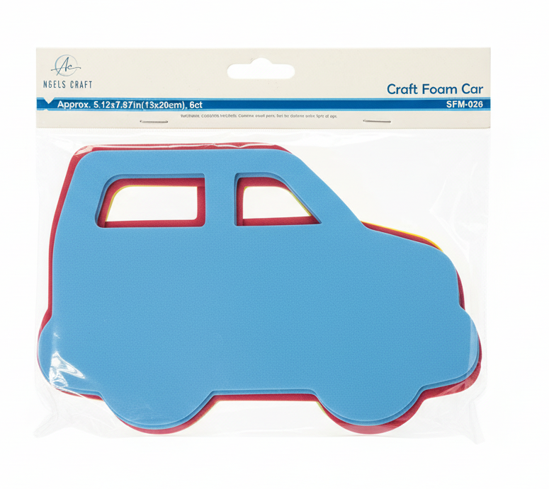 Craft Foam Car | 6 pct