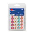 REINFORCEMENT DONUTS ROUND LABELS 1/4" 280 LABELS