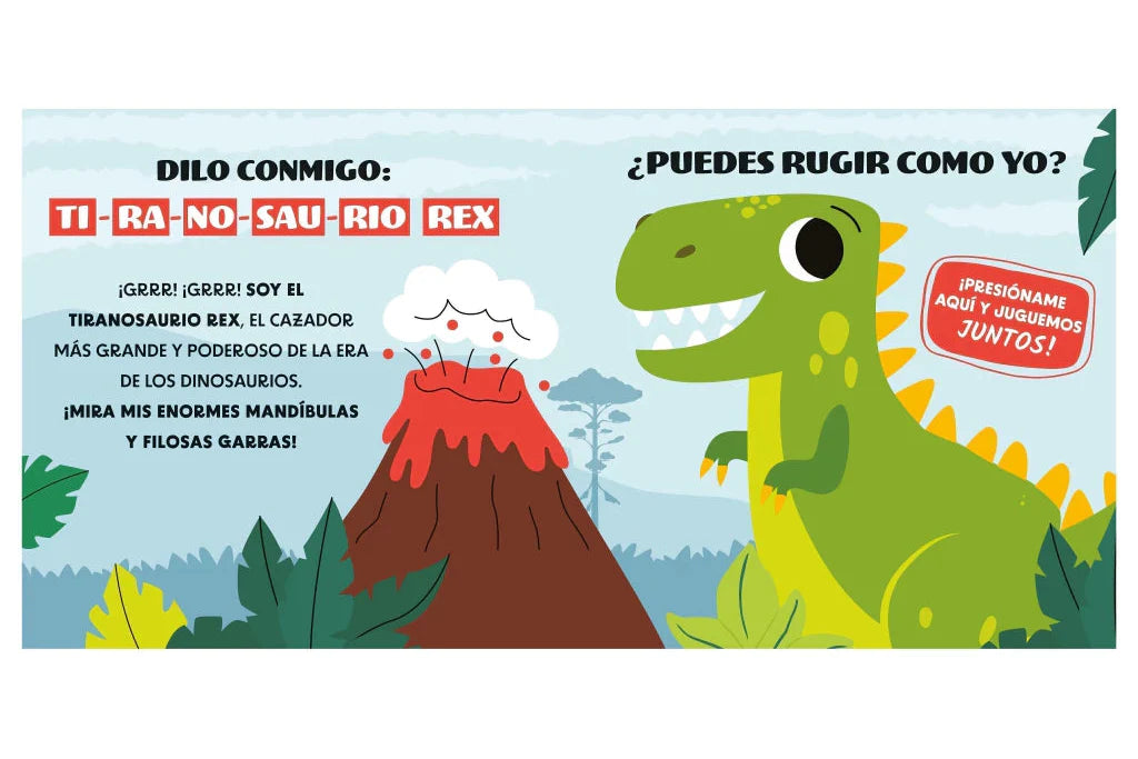 Dinosaurios del Mundo | Mi Primer Libro con Sonidos y Texturas | Guadal