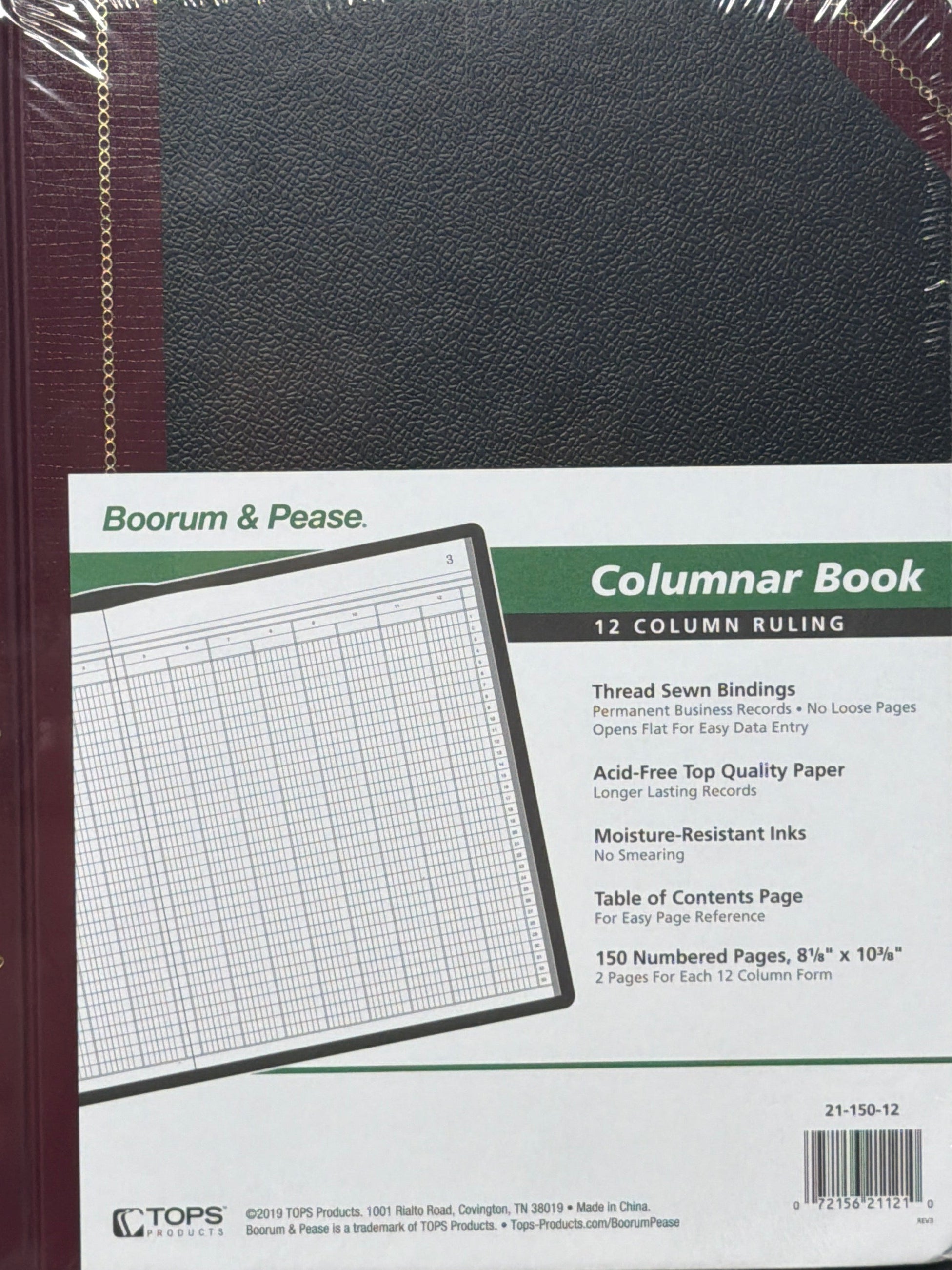 Columnar Book 12 Col