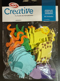 ANIMAL GOMA EVA ADHESIVA 48PCS