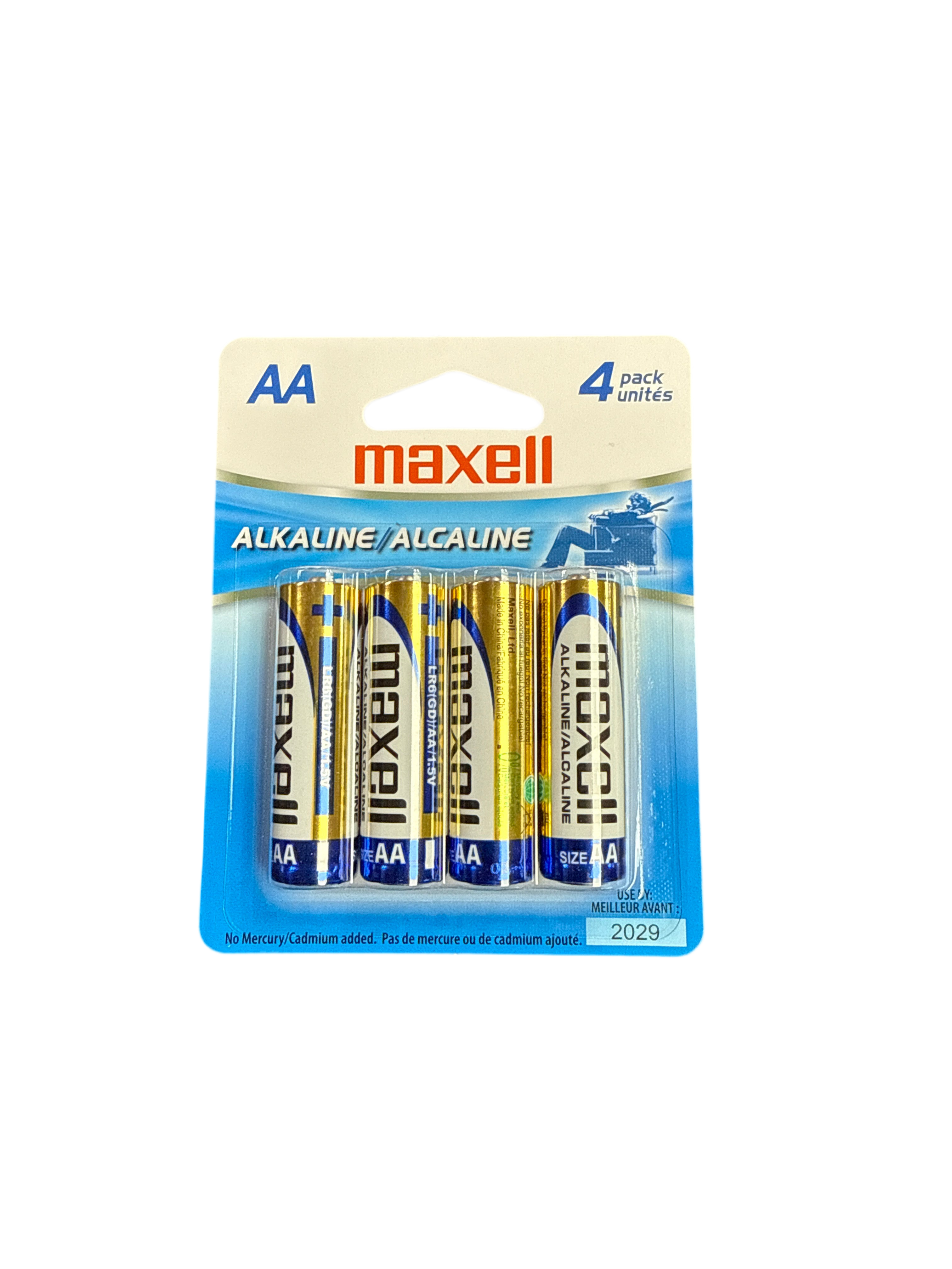 Bateria AA Alkalina Pq.4