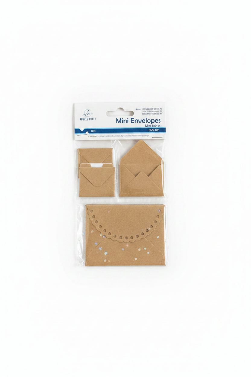 MINI ENVELOPES-ASST 16PCS/CARD