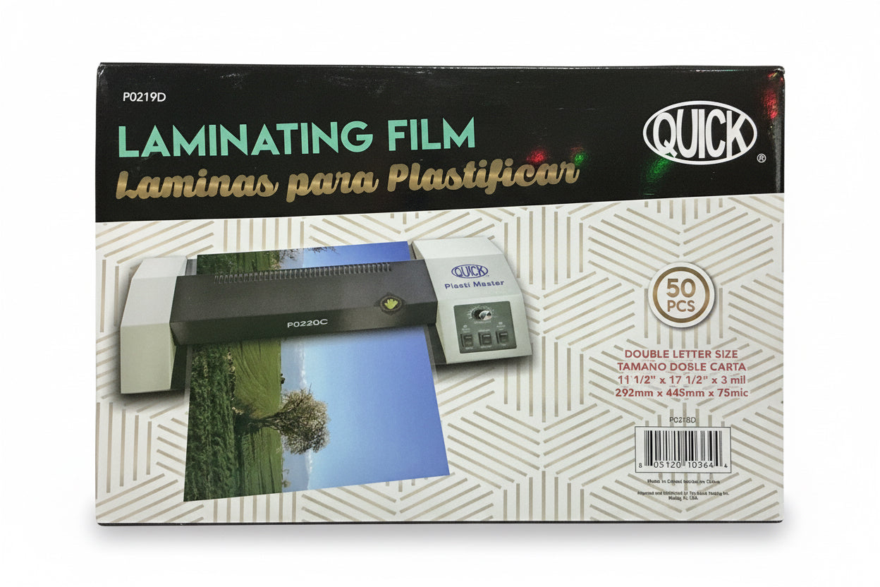 Laminating Pouch Film Double Letter Size 75 Mic 292mmx445mm/11
