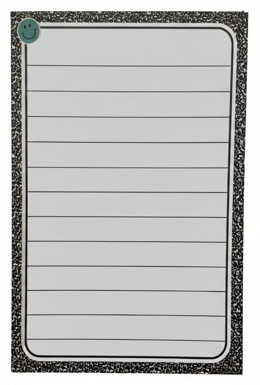 Cool For School Composition Lined Chart