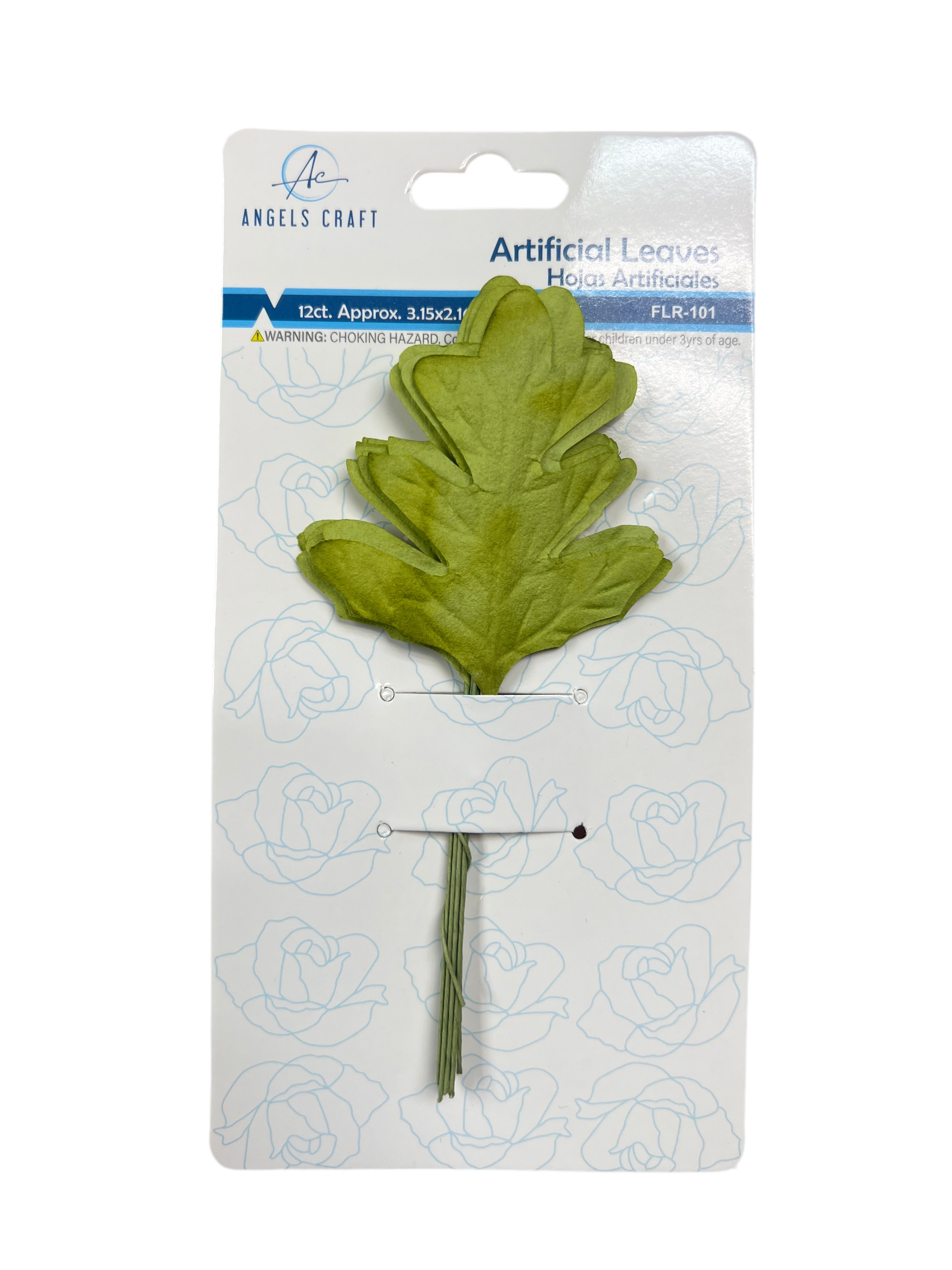 Paper Oak Leaves | Red or Green