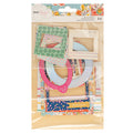 SHE'S MAGIC CHIPBOARD FRAME HOLOGRAPHIC FOIL 14PCS
