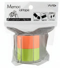 Memoc Roll Tape | Self- Stick paper Notes| Amarillo- Anaranjado