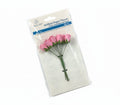 Arficial Paper Flower | Flores Artificiales de Papel |Pink,Size: 1.85" |10 ct