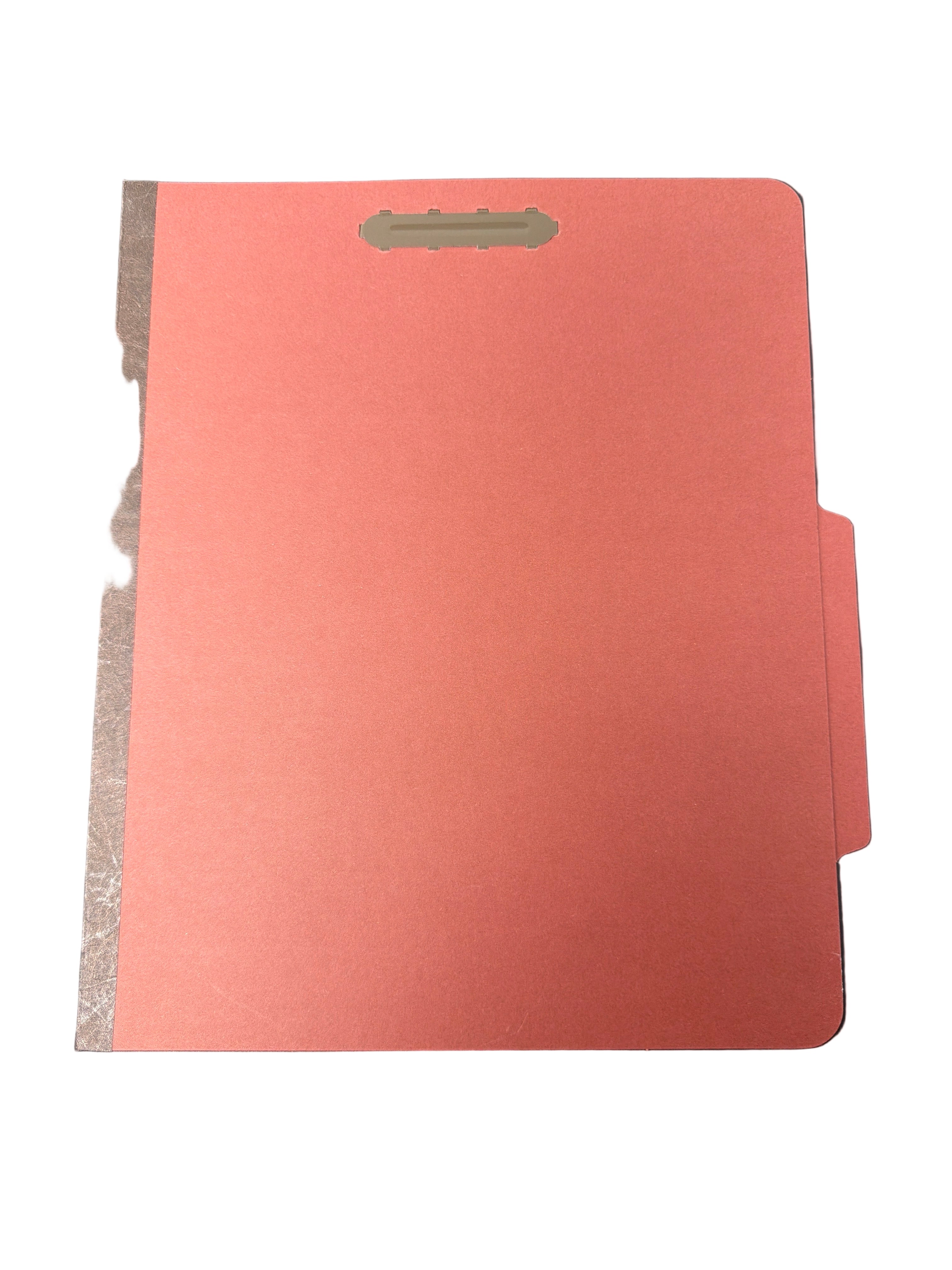 Partition Folder | Red | Letter | 1 Partition | 10 Box