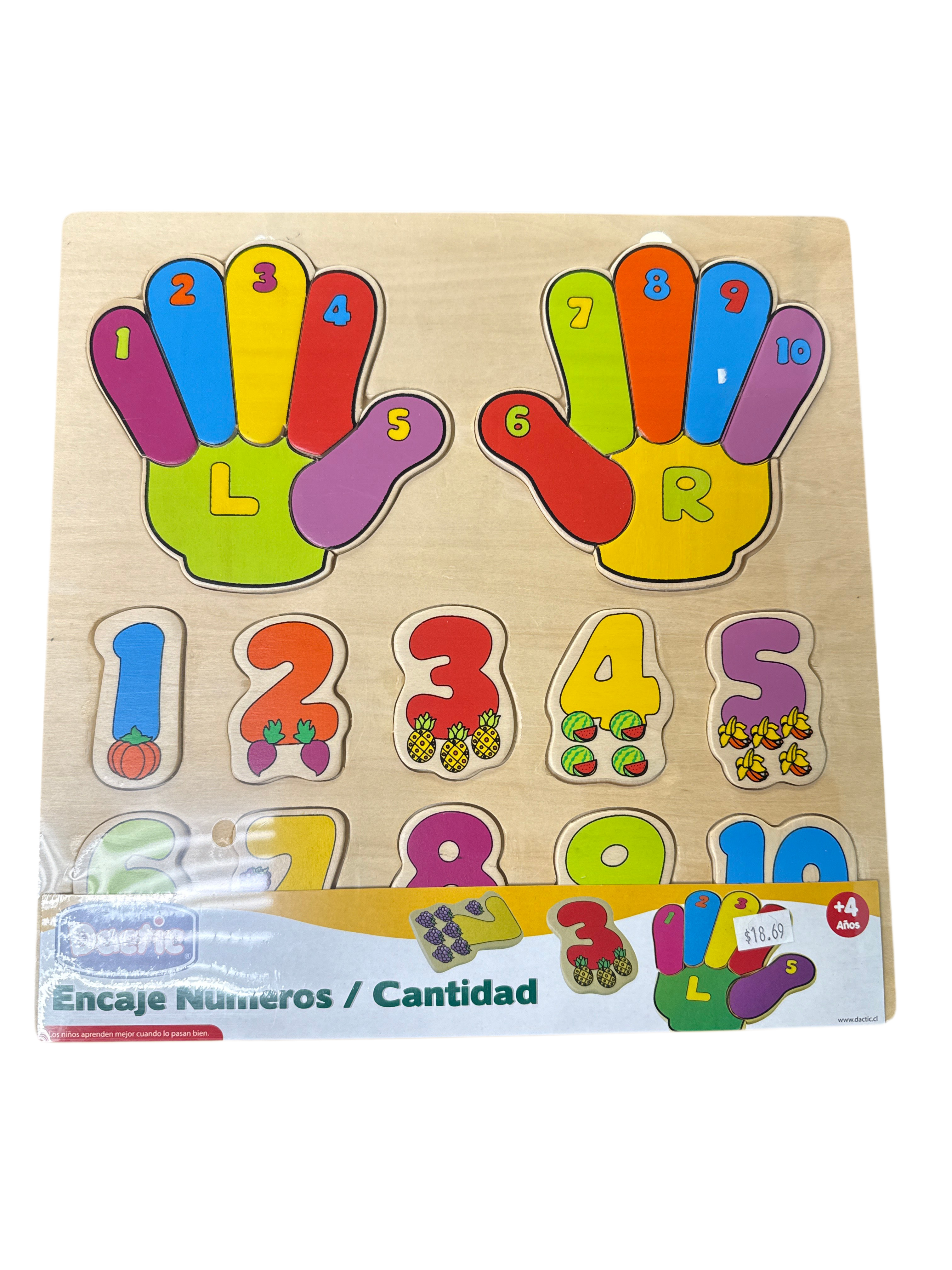 ROMPECABEZA ENCAJE NUMEROS