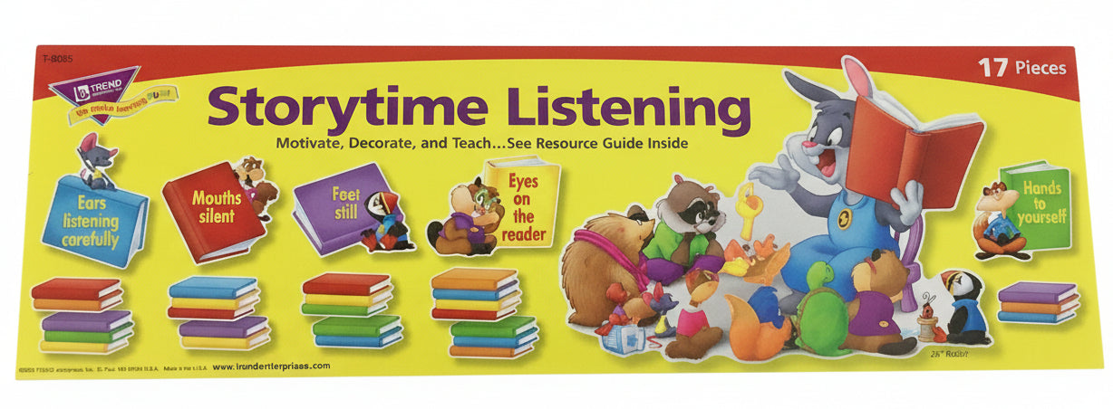 Story Time Listening Bulletin Board Set