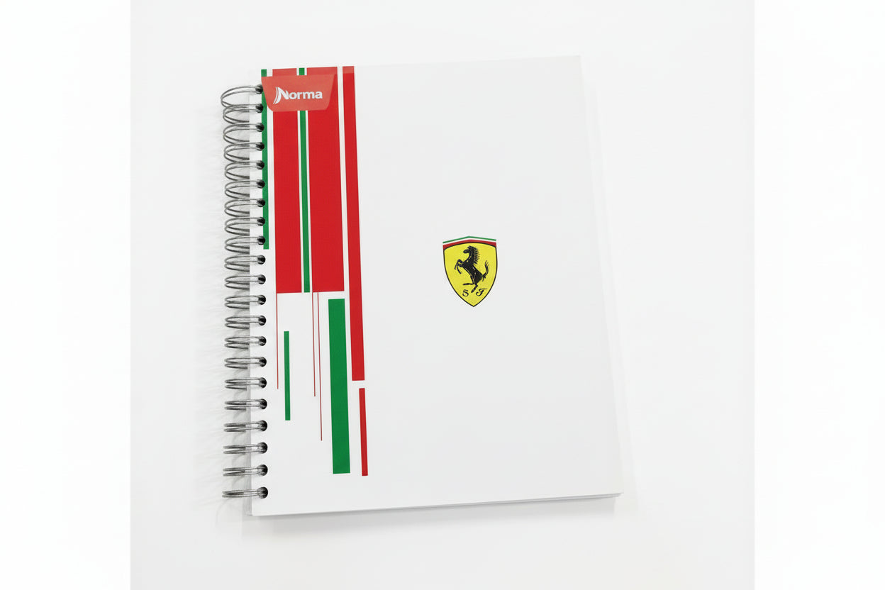 Libreta Ferrari 10 Div | Durabook | 400 pg