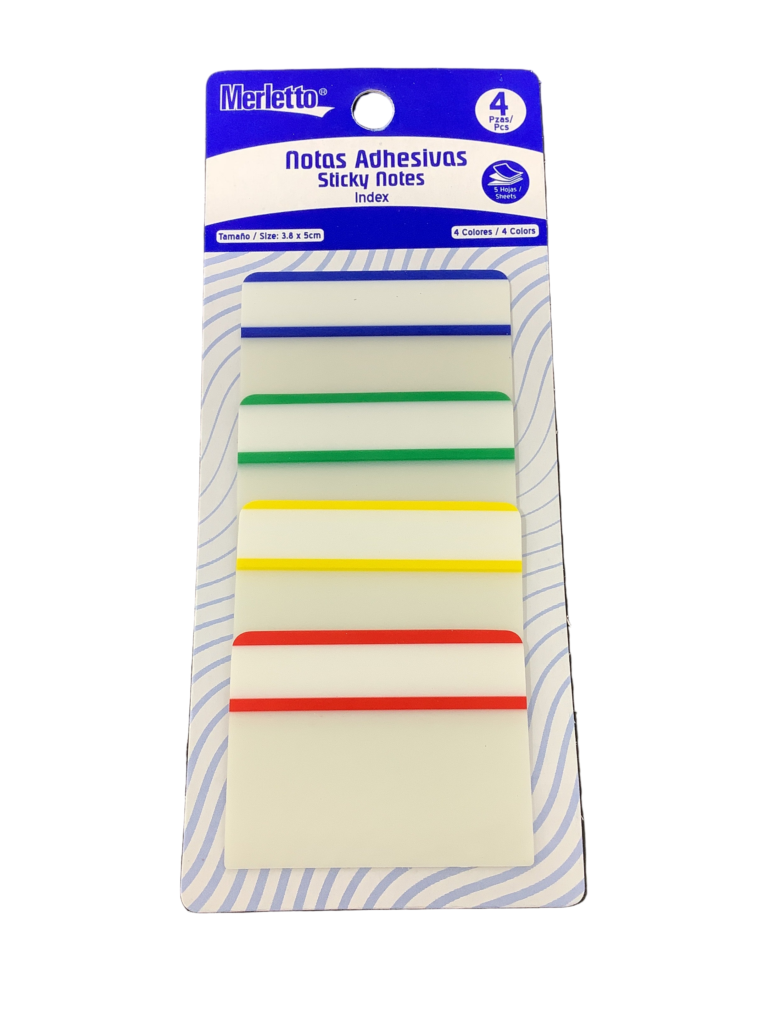Index Sticky Notes Colors Solids