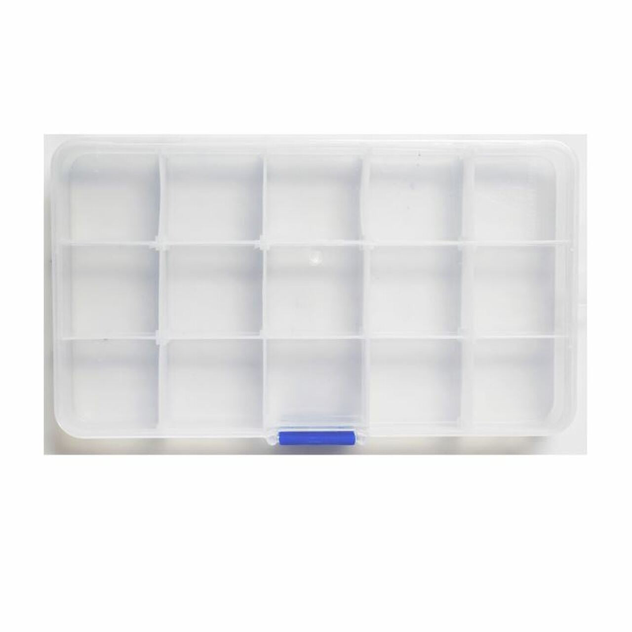 15 SLOT PLASTIC ORGANIZER BOX