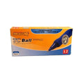 MEDIUM GRIP STICK PENS BALL POINT BLUE 1.0MM CJ.12