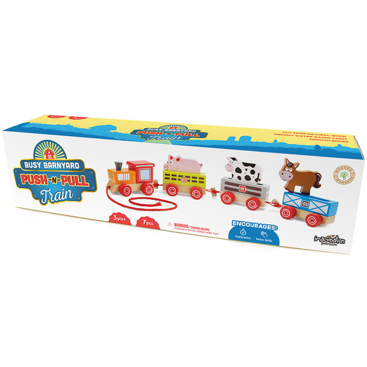 Busy Barnyard Train
