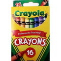 CRAYOLA CRAYONS ASSORTED COLORS PQ.16
