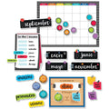 Bold & Bright Spanish Calendar Bulletin Boar