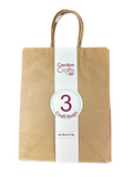 Craft Bag Medium | Natural | 8x4.75x10in | 3pc