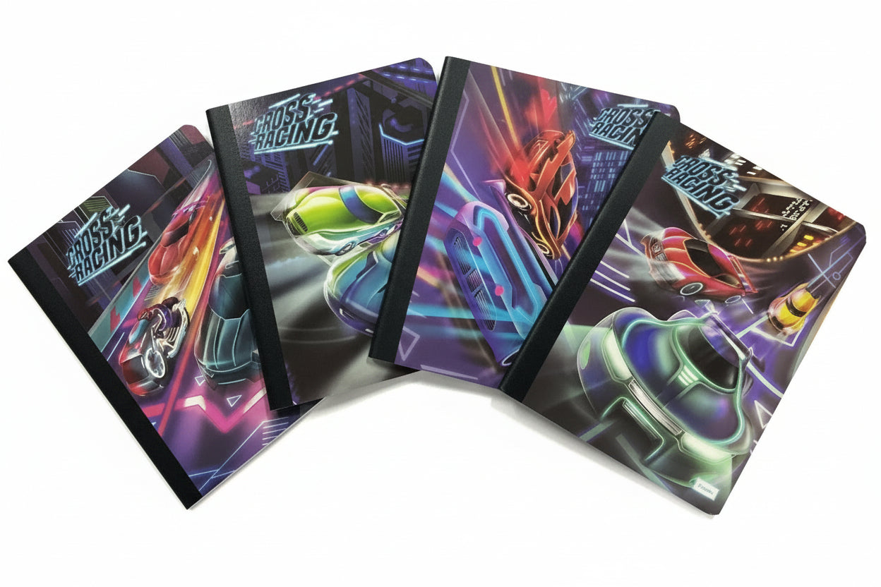 Libreta Cosida Cross Racing | 100 hojas
