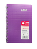 Weekly Time Manager Duraflex Purple