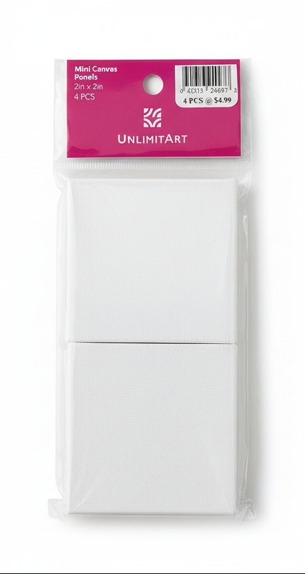 Mini Canvas Panels | 2in x 2in | 4pcs