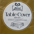 RECTANGLE GOLD TABLE COVER