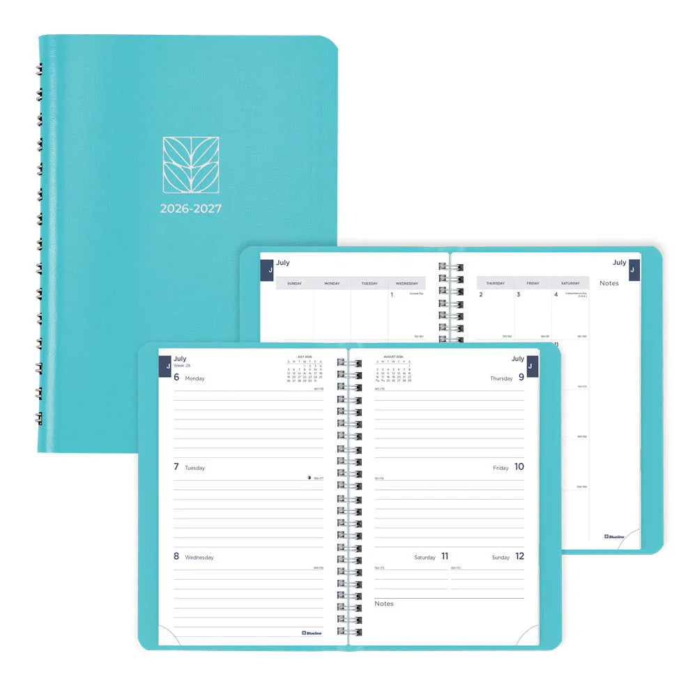 Academic Weekly Planner Fashion Blue
