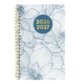 Academic Weekly Planner Floral Blue