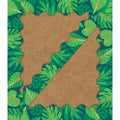 BORDER SCALLOPED TROPICAL LEAVES