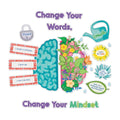 Bloom with a Growth Mindset Bulletin Board Set