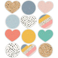 Jumbo Hearts & Dots Cutouts 12pcs