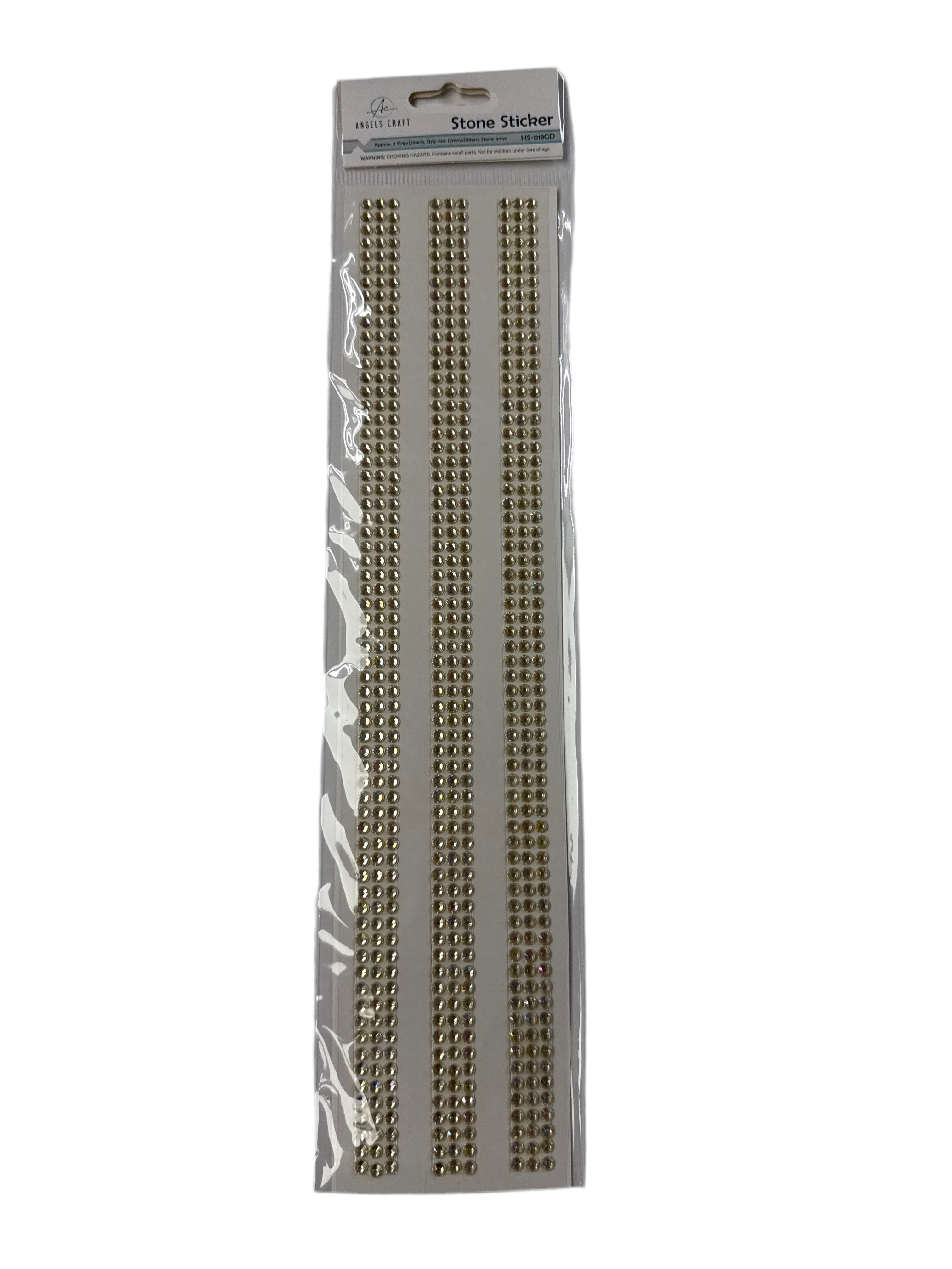 MICRO STONE STICKER GOLD 594C