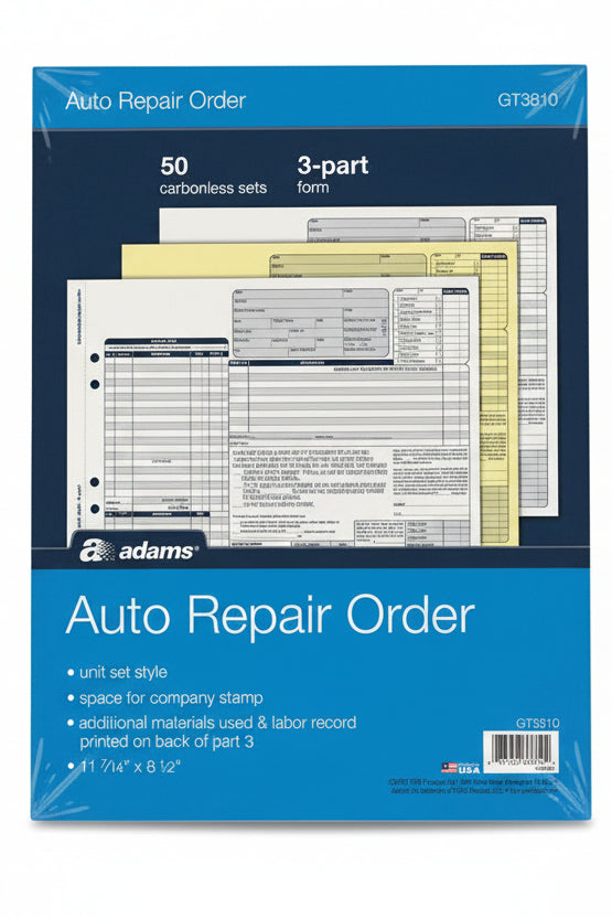 Garage Repair Order | 3pt | Carbon | pqt.50