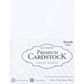 GREAT WHITE CARDSTOCK SMOOTH 8.5X11 50 PACK 65LBS