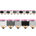 Striped & Spotted Pencils EZ Border | 48ft. | 24 Strips