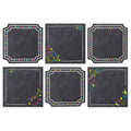 Chalk It Up! Colorful Chalk Cards 6" Cut Outs 36ea