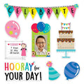 Stick Kids Happy Birthday Mini Bulletin Board 20pc