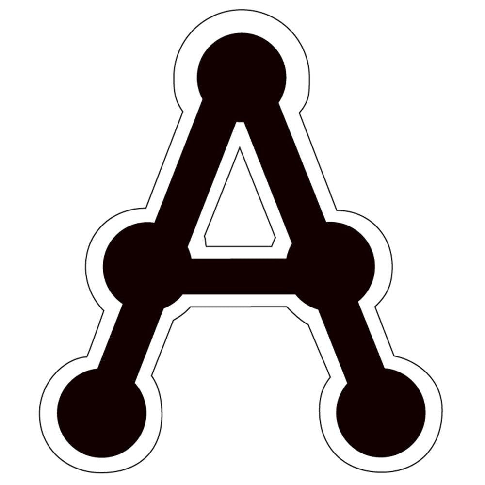 BLACK DOT-TO-DOT UPPERCASE LETTERS